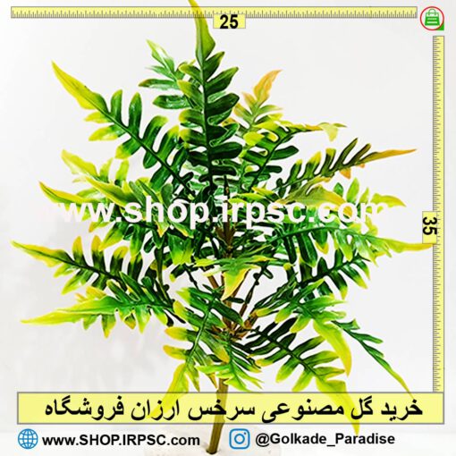 گل مصنوعی ارزان سرخس