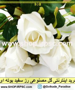 گل مصنوعی رز سفید