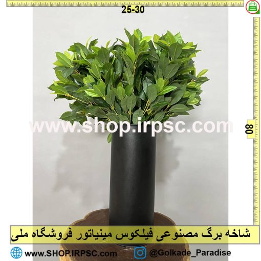 شاخه برگ مصنوعی فیلکوس مینیاتور کدIRPSC032